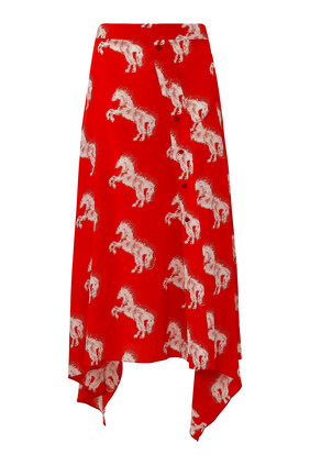 Pixel Horse Long Skirt